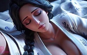 Unohana retsu (bleach) caught you but let you cum on her huge breasts - [virtual sex/ pov / ai]