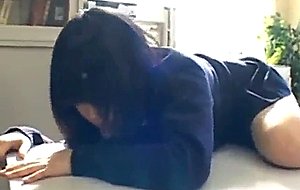 Cute asian schoolgril enjoys masturbating over panties 2 by jpschoolgirls