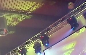 young busty sex on public stage