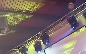 young busty sex on public stage