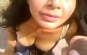 Sexy gf sucking dick like a slut n cum on her mouth in outdoor