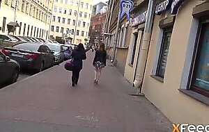 Redhead teen nailed by devious agent in amazing poses