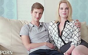 Czech cuckold couple with a sexy blonde girlfiend try the cuckold experience