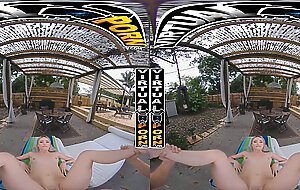 VIRTUAL PORN - Britt Blair Gets Wet By The Pool & Desperately Needs Aa Cock To Satisfy Her Needs