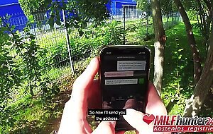 Naughty fuck date for Harleen van Hynten in a public park! MILFHUNTER24