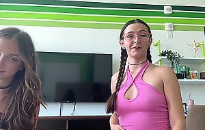 Teen Step Sisters Share My Cock ~ Macy Meadows ~ Serena Hill ~ Household Fantasy ~ Scott Stark