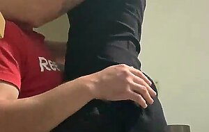 Tongue kissing milf