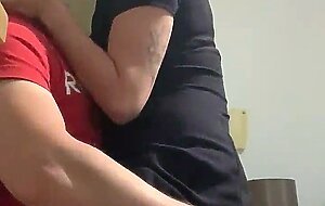 Tongue kissing milf