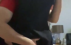 Tongue kissing milf