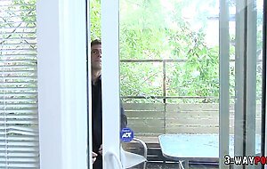 3-Way Porn - A Milf Realtor is Nailed by her two Clients