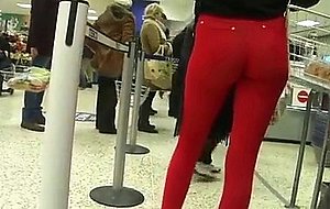 Amateur girl homemade  girl  in  red  tight  pants mp4