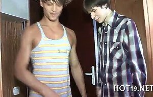 Teen deep throat fellatio