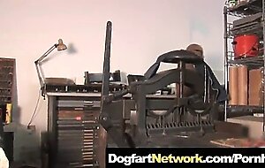 Cougar fucks a huge black monster cock