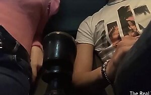 I fuck my nympho stepsister and cum on her tits