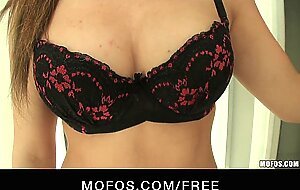 horny brunette wife slut fucks big-dick on camera to orgasm