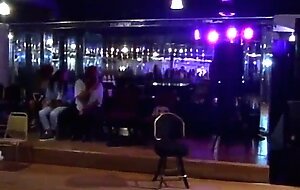 Hungry milf sucks male stripper