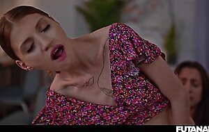 TRANSGENDER SURPRISE - Real Futa fuck hot girls and explode with a huge load of cum