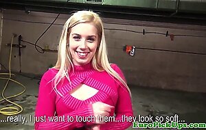 Real euro teen gets her pussy cumshot