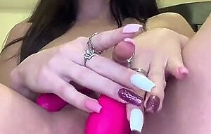 Argentina masturbates watching videos