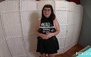 Putalocura - huge cock cums in the pussy of the busty chubby spanish girl meraki