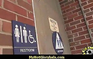 Gloryhole blowjob interracial amateur 18