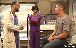 Sexy nurse cum extraction