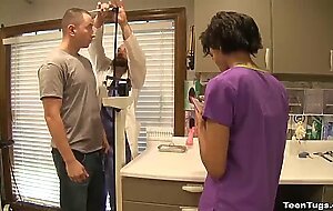 Sexy nurse cum extraction