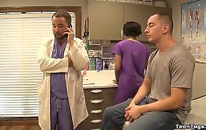 Sexy nurse cum extraction