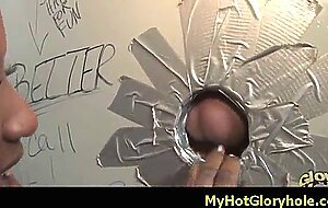 Busty black honey enjoying gloryhole 9