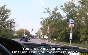 StrandedTeens - Hot Euro teen needs a ride