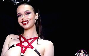 SELL YOUR SOUL TO SATAN TO LOSE YOUR VIRGINITY POV CREAMPIE FUCK