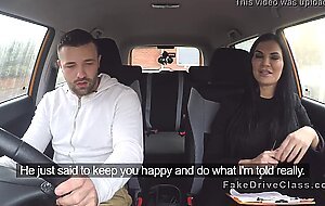 Big tits examiner fucks muscled guy