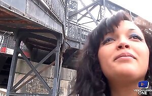 I fucked an unknown beurette with very naughty big tits