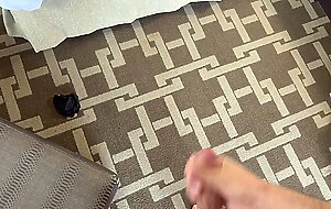 Husband films wife getting fucked & creampie from friend with cum on face after giving her a facial