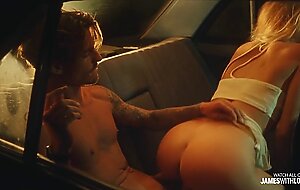 Back seat of a vintage car. Midnight. Somewhere south in Portugal.