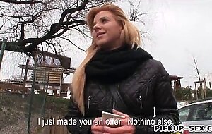 Amateur nathaly teges screwed up in exchange for money