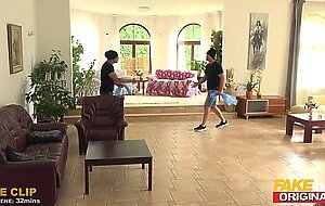 FAKEhub Originals Robbers fuck home alone teen babe in the ass