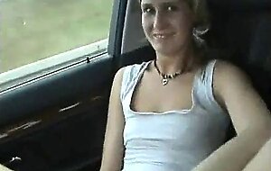 Teen and toy car fun.