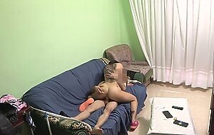 She puts on her roommate's brother! Veronica's debut