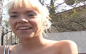 Blonde Teen Takes a Huge Cock Until Her face is Covered in Cum- Titopia