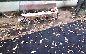 Your slutty italian stepmother finds a condom used for sex and plays with it until you cum