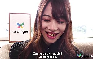 Cheating Japanese housewife Kana Mogami 1st time sex on camera interview casting couch pt2