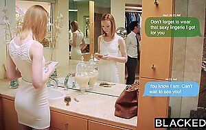 Blacked red head wife goes crazy on big black cock