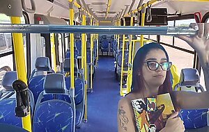 student was inside the bus