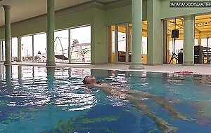 Nude swimming pool erotics by lady dee czech teenie