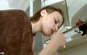 Petite 21yo russian taking a shower