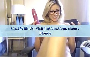 Sexy college girl have fun with toy private webcam