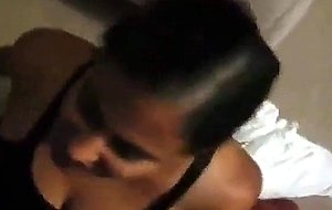 Indian girl gives tease and bj