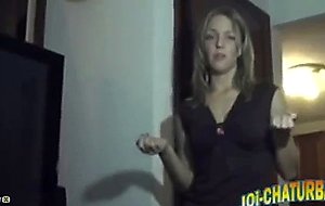 Sexy christine amateur girlfrend caught you masturbating joi