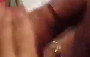 Blonde skillful milf covered in jizz from two engorged dicks